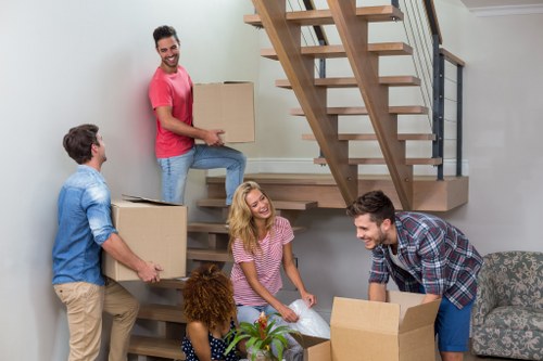 Removal team handling a flat move in Catford