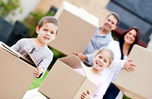 Catford man and van transporting boxes and household items