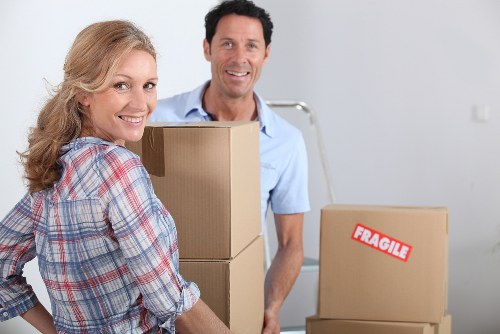 Packing materials and organized boxes used by Catford packing specialists